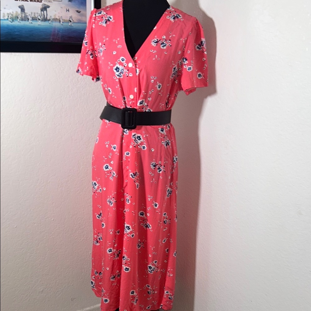 😇3DAYSALE😇GAP Floral Pink Dress